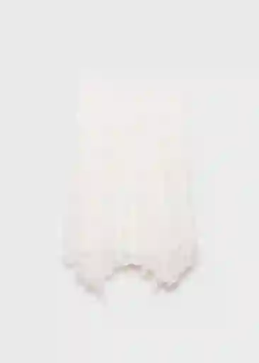 Falda Jamaica Blanco Talla M Mujer Mango