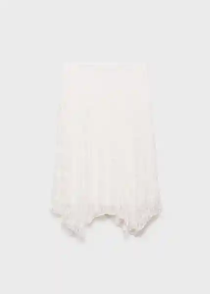 Falda Jamaica Blanco Talla M Mujer Mango