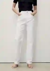 Jean Matilda Blanco Talla 38 Mujer Mango
