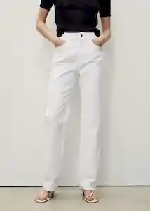 Jean Matilda Blanco Talla 38 Mujer Mango