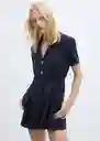 Enterizo Mono Lima-H Navy Talla XS Mujer Mango