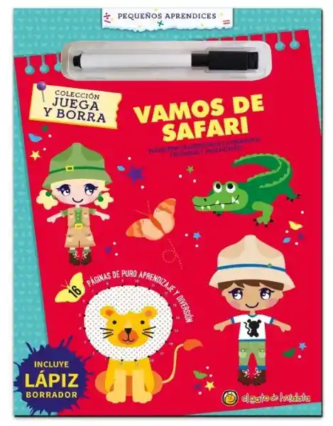 Juega y Borra - Vamos de Safari - Gato de Hojalata