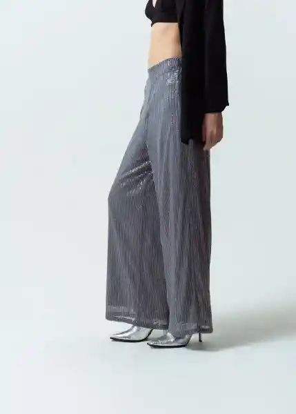 Pantalon 431G080 Negro Puro Talla M Mujer 431G080 Naf Naf