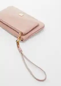 Monedero G Nil Rosa Light Talla 99 Mujer Mango