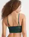 Top Bralette Aerie Verde Talla Large American Eagle