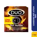 Duo Preservativo Hot Action