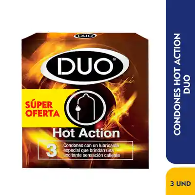 Duo Preservativo Hot Action