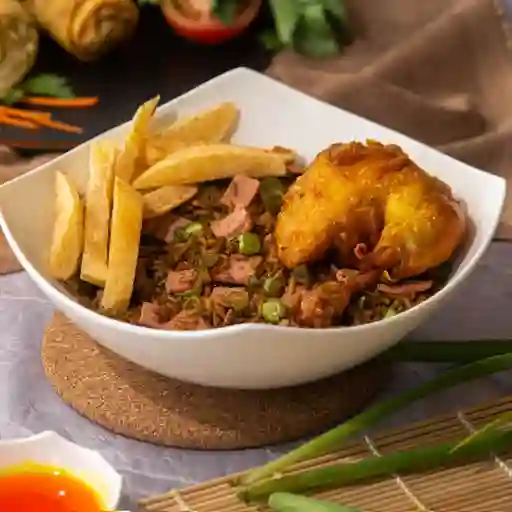 Arroz a la valenciana trío