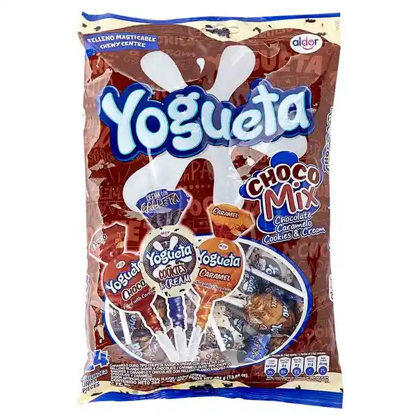 Yogueta Caramelo Relleno Chocomix