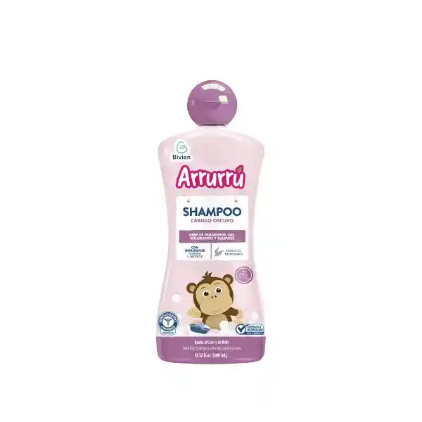 Arrurrú Champú Naturals Romero Cabello Oscuro
