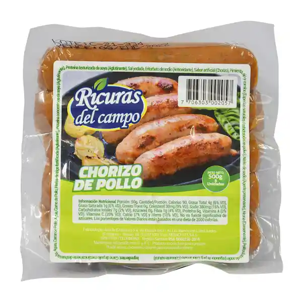 Ricuras Del Campo Chorizo Pollo