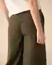 Pantalón Verde Tortuga Oscuro Talla 12 631G009 Esprit