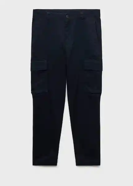 Pantalón Charles Navy Talla 38 Hombre Mango