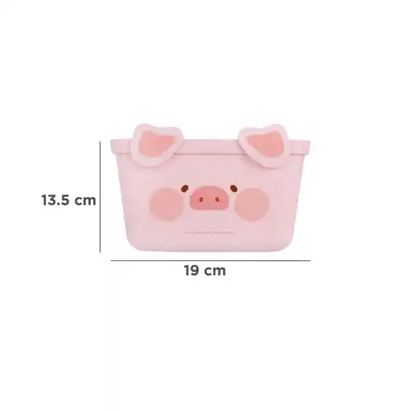 Organizador Con Asa Serie Lulu The Piggy Miniso