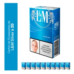 L&M Silver X20 Cigarrillos Cartón