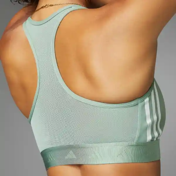 Adidas Top Pwr Ms Hyglm Entrenamiento Mujer Verde Talla LCD