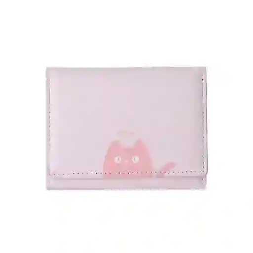 Cartera Trifold Rosa Claro Miniso