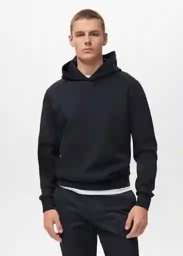 Buzo Sudadera Bono Navy Talla M Hombre Mango