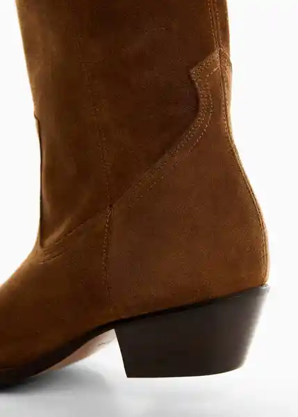 Botas Bom Camel Talla 38 Mujer Mango