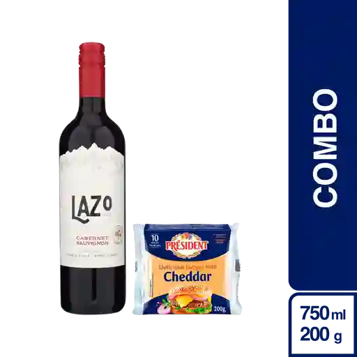 Combo Lazo Cabernet Sauvignon Chile + President Hamburger