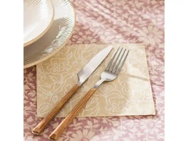 Set Servilletas Papel Amarillo Casaideas