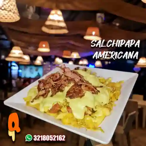 Salchipapa Americana