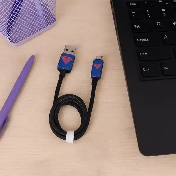 Cable de Carga Rápida y Datos Tipo C Serie dc Superman Miniso