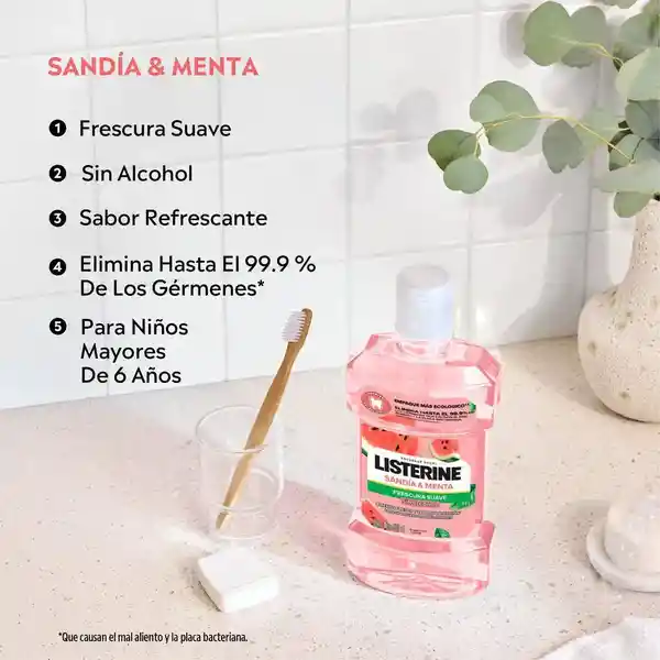 Listerine Enjuague Bucal Sandía & Menta