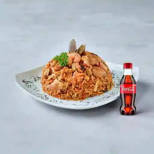 Combo Arroz a la Marinera + Coca Cola Original 250ML