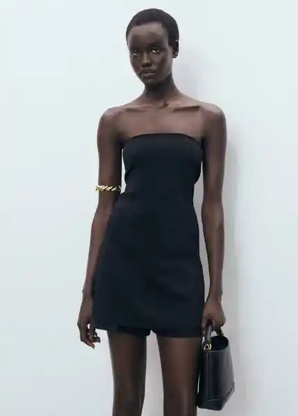 Bolso P Isolda Negro Talla 99 Mujer Mango