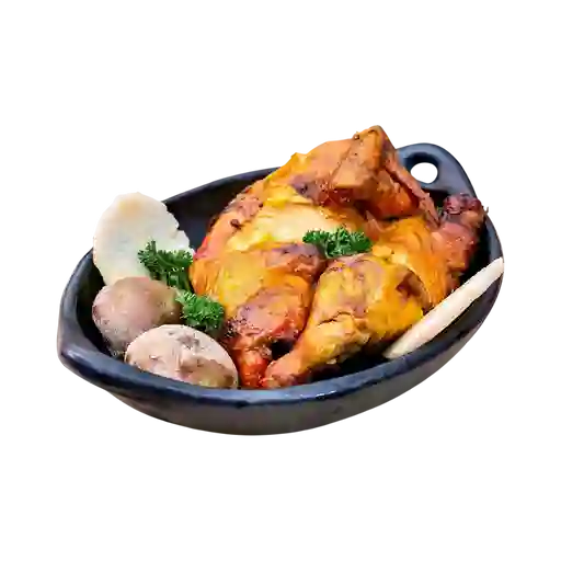 1/2 Pollo Asado Al "Carbón" O Frito