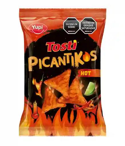 Yupi Tosti Pikantikos Tortillas de Maíz Sabor Limón  Picante Hot