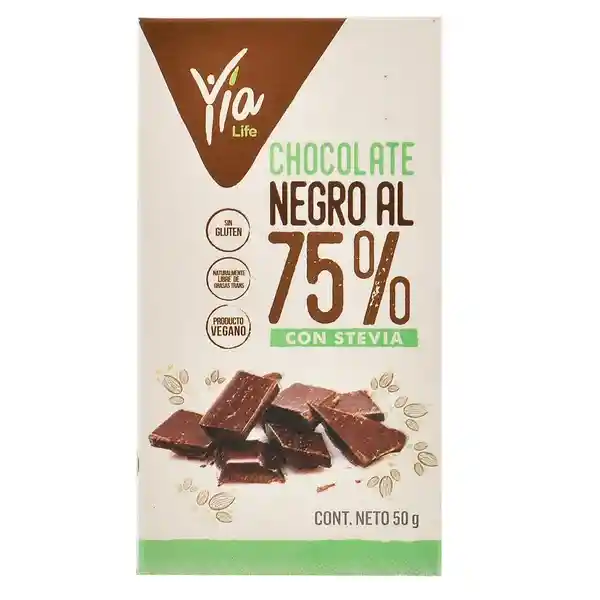 Yia Life Chocolate Endulzado con Stevia