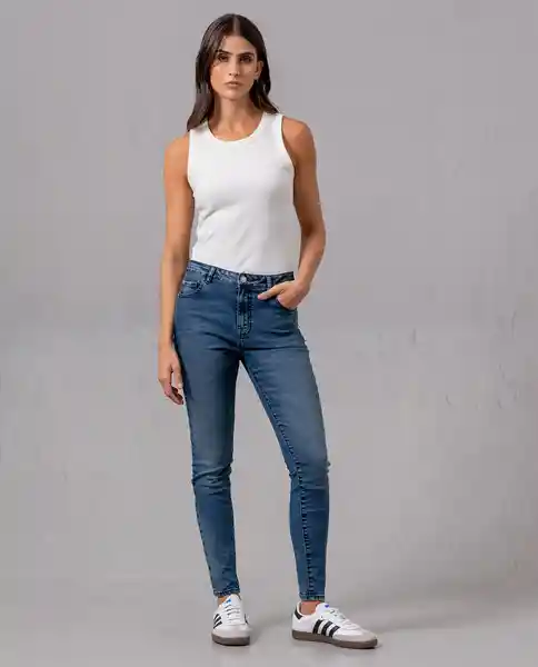 Jean Magic Up Mujer Azul Aurelia Medio Talla 10 89940 Rifle