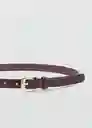 Cinturón Nico Granate Talla M Mujer Mango