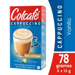 Colcafé Cappuccino Sabor a Vainilla en Sobres