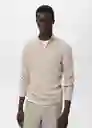 Jersey Antiguap Beige Talla L Hombre Mango