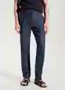 Pantalón Cid Navy Talla 42 Hombre Mango