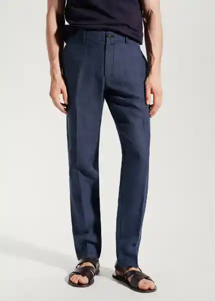 Pantalón Cid Navy Talla 42 Hombre Mango