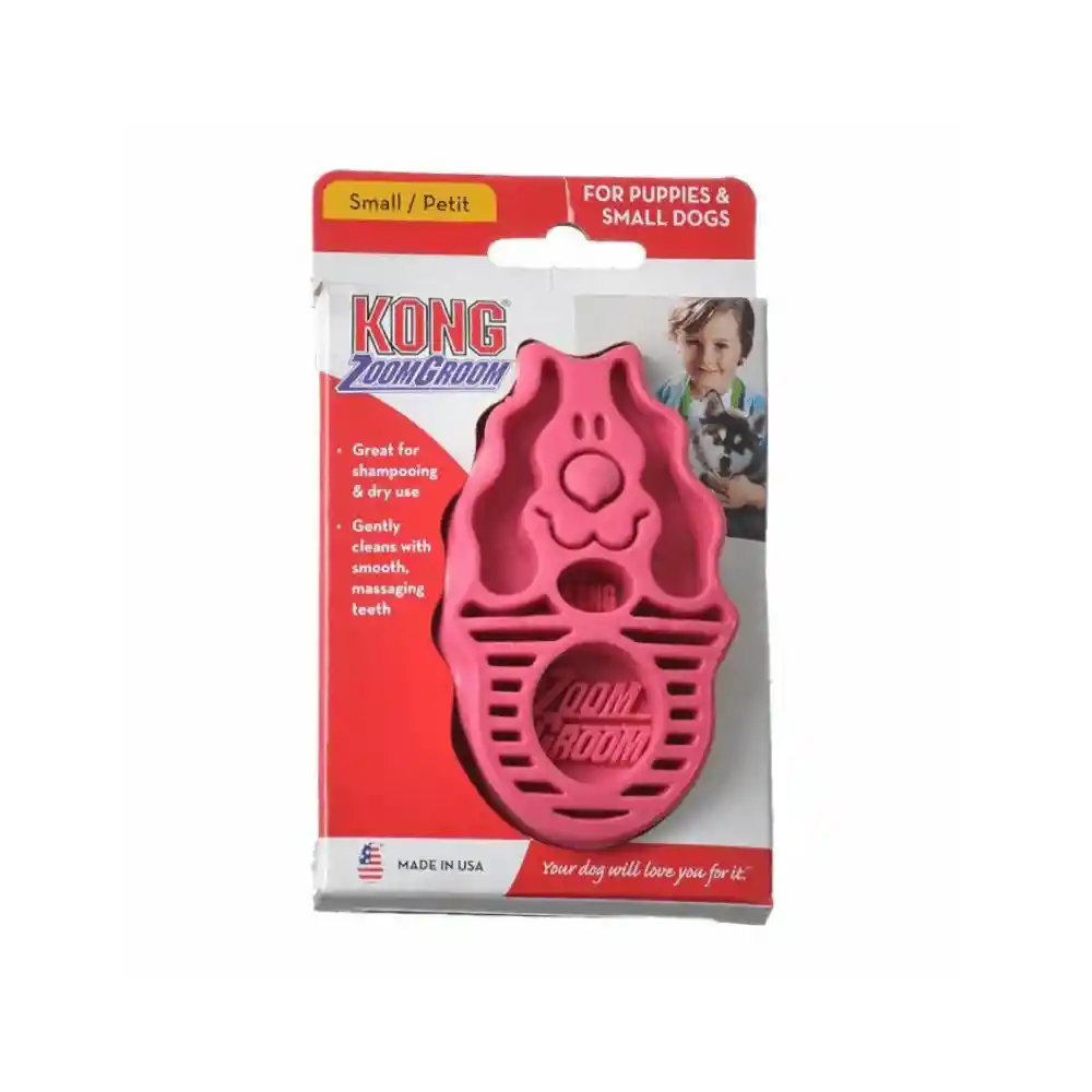 Kong Zoom Groom Cepillos Pelo Perros Gatos Small