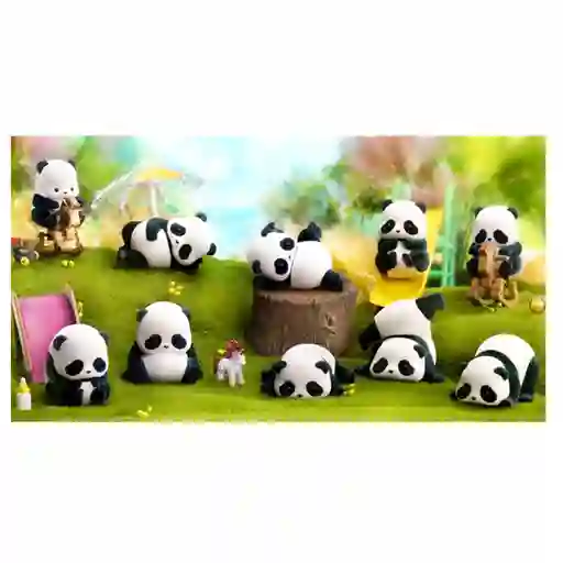 Caja Sorpresa Con Figura de Panda Roll Miniso