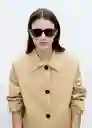Abrigo Parka Tropic Camel Talla S Mujer Mango