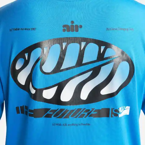 Nike Camiseta u Nsw Tee Am Day Lbr Air Azul T. L Ref: FQ3756-435