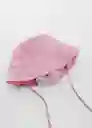 Gorro Pink Rosa Talla 47 Niñas Mango