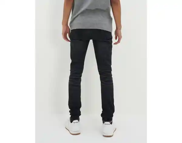 Jean Super Skinny Hombre Negro Talla 32 x 30 American Eagle