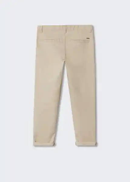 Pantalón Piccolo Beige Talla 08 Niños Mango