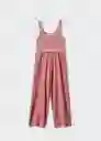 Enterizo Mono Crochi Rosa Talla 12 Niñas Mango