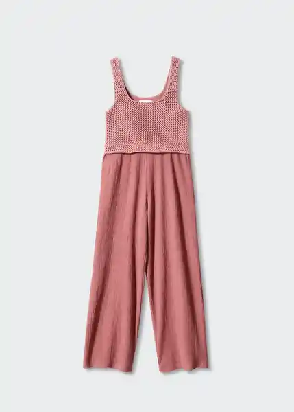 Enterizo Mono Crochi Rosa Talla 12 Niñas Mango