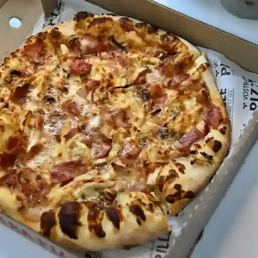 Pizza mediana carbonara