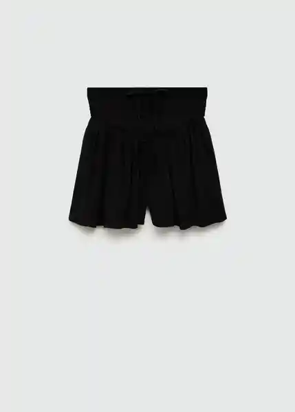 Short Star Negro Talla 19 Teen Niñas Mango